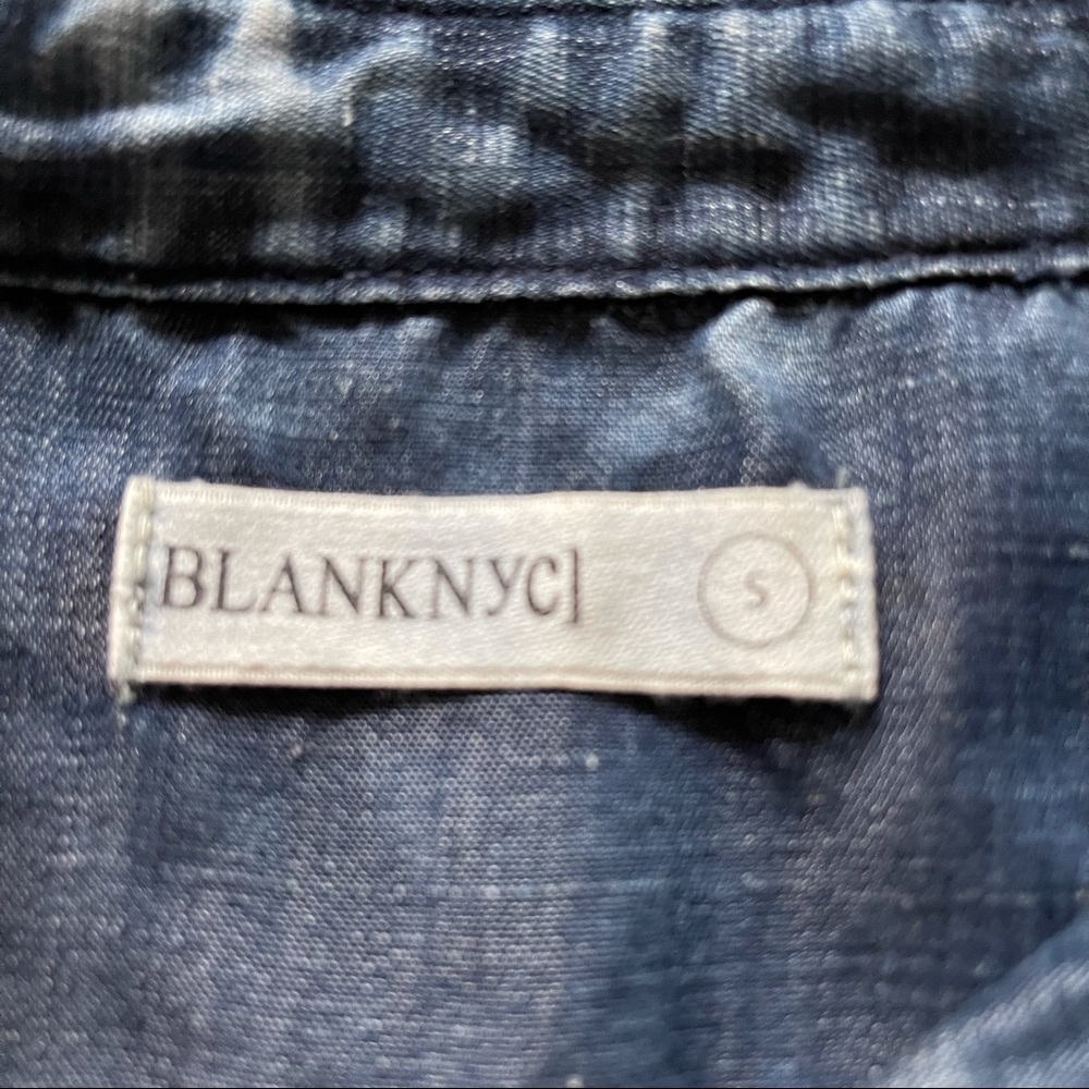 Blank NYC | Acid Wash Chambray Button Up - Picture 3 of 5